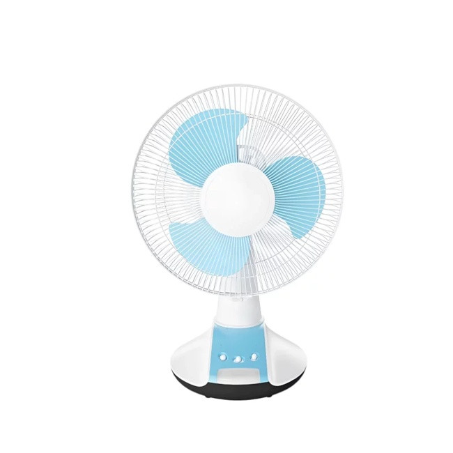 Novena Defender 12-Inch Rechargeable Table Fan (NCF-112) – Blue