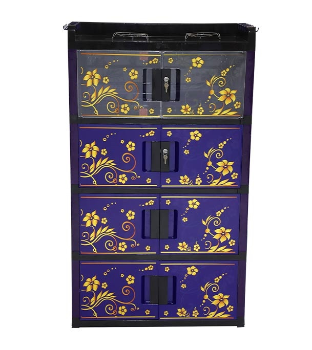 Kitchen Cabinet Violet+Black-TEL