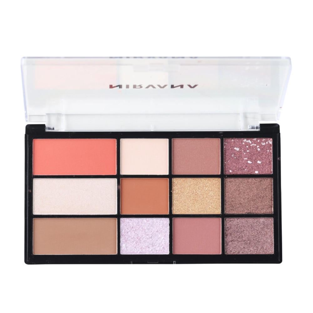 NIRVANA Color Eye and Face Palette SUPROBHA | All-in-One Makeup for Radiant Beauty 27gm