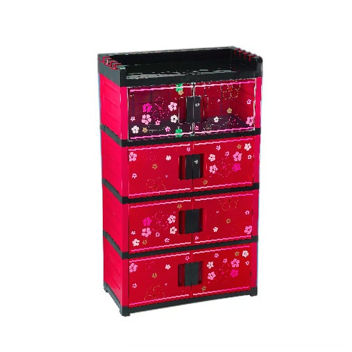 Kitchen Master 4 Step Jasmin Red