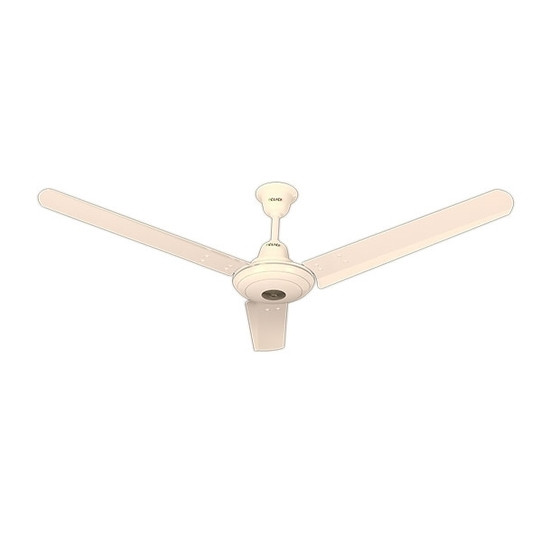 Click Crown Ceiling Fan Ivory Gold 56"