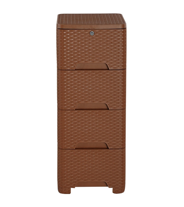 Caino Closet 4 Drawer Eagle Brown