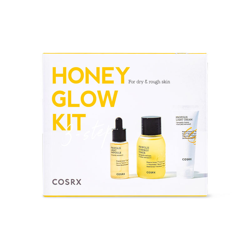 Cosrx Honey Glow Kit Propolis Trial Kit 3 Step
