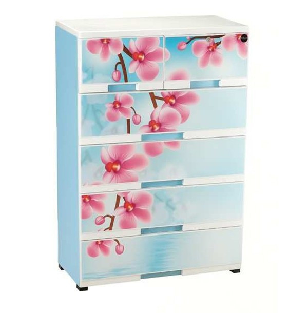 Premio Platinum Wardrobe  5 Step Orchid - White Blue