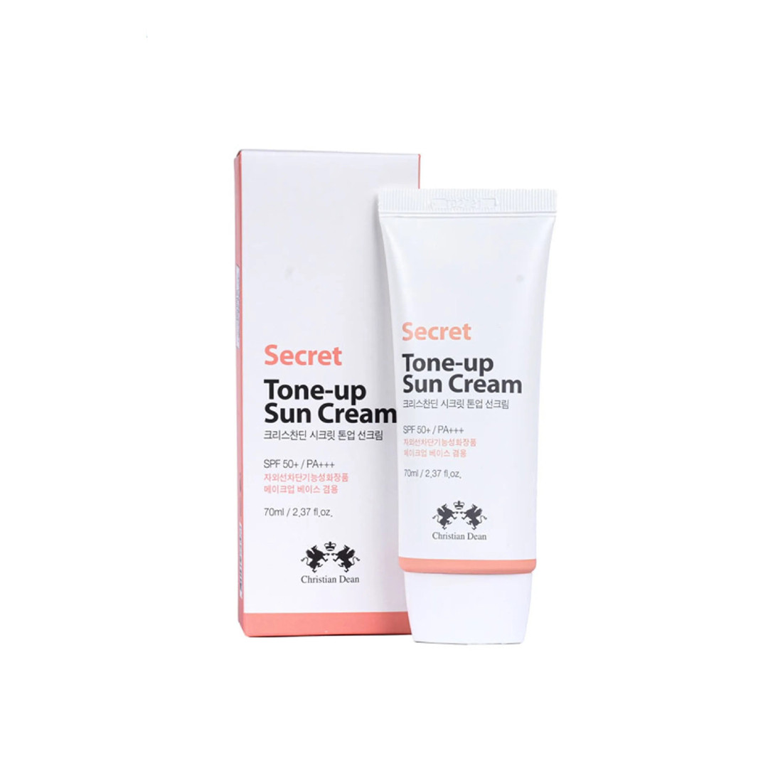 Christian Dean Secret Tone-Up Sun Cream with SPF50+ - (70ml)